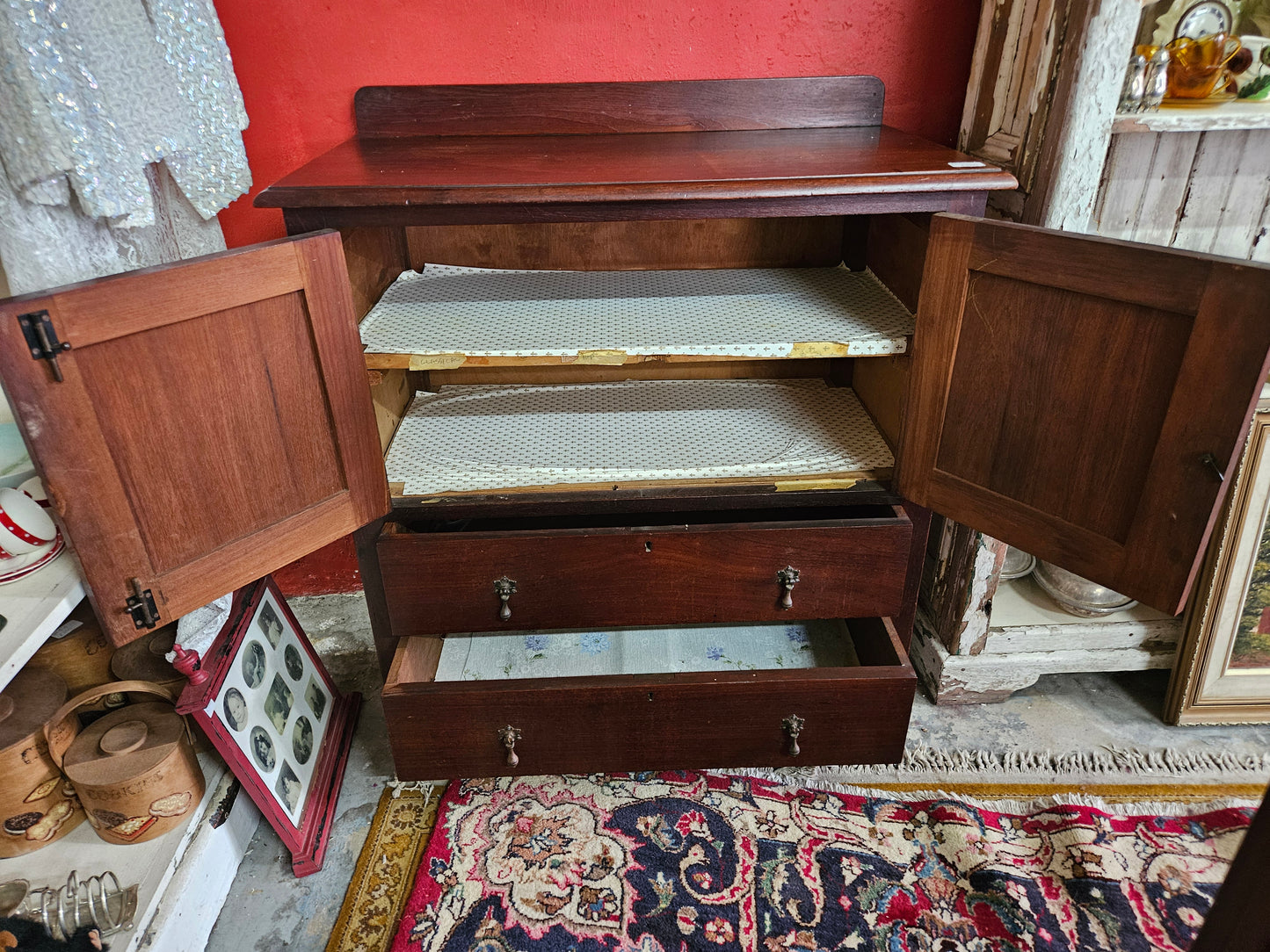 Teak cabinet