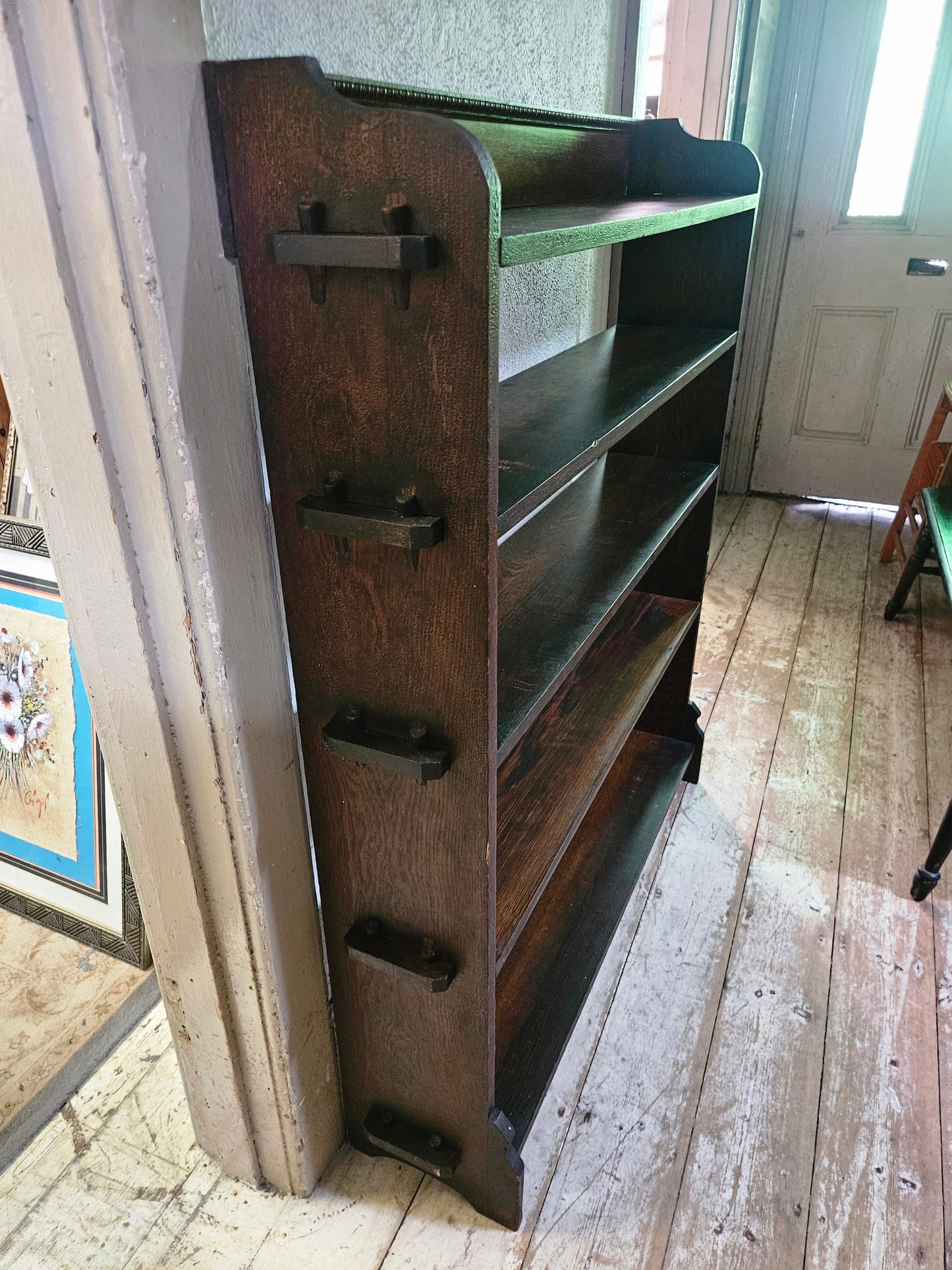 Vintage oak bookshelf