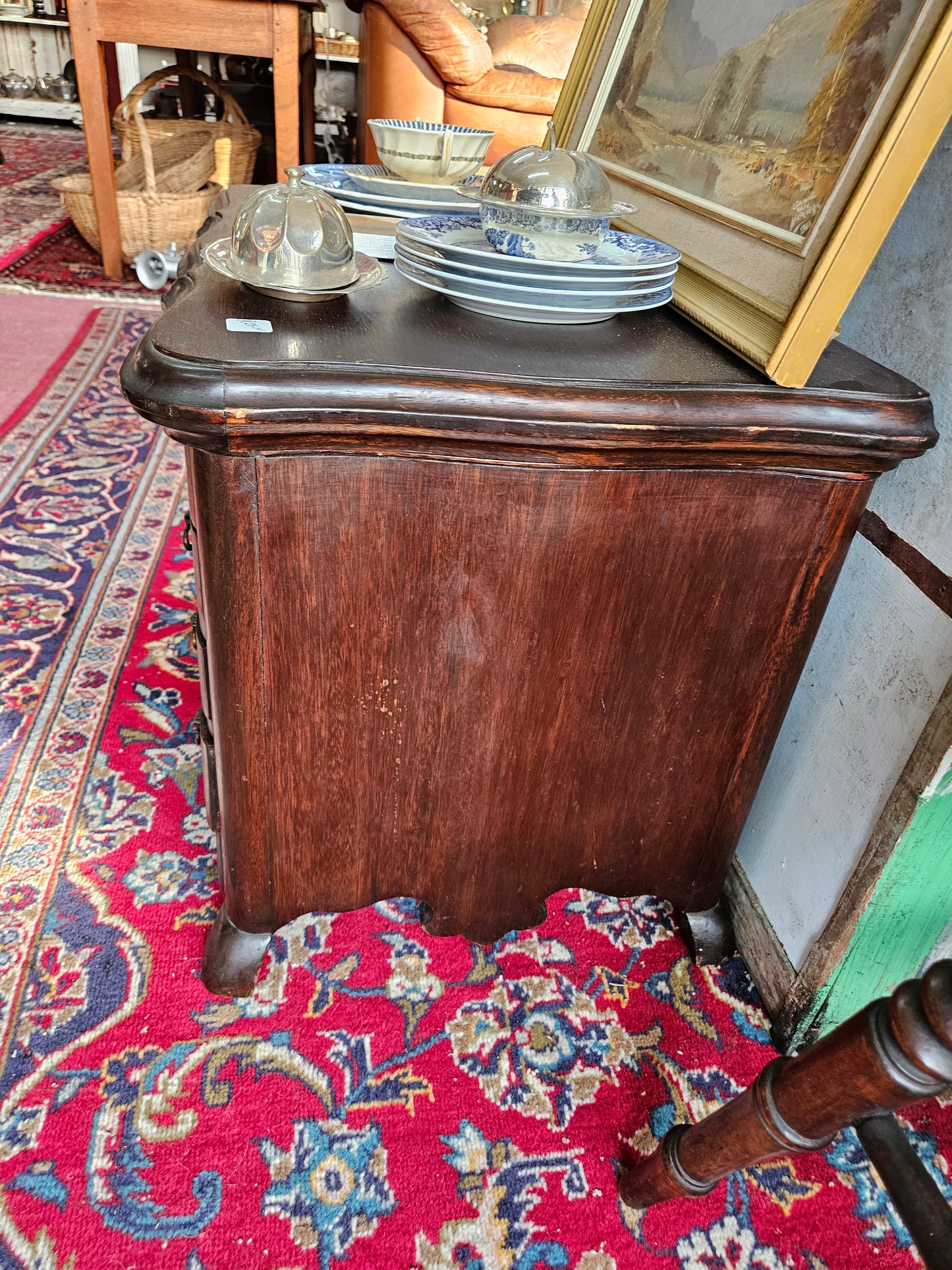 Antique cutlery canteen