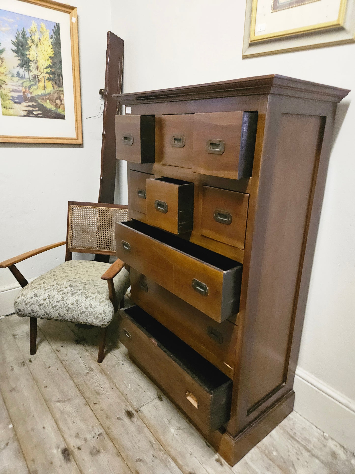 "Tallboy" chest of drawers