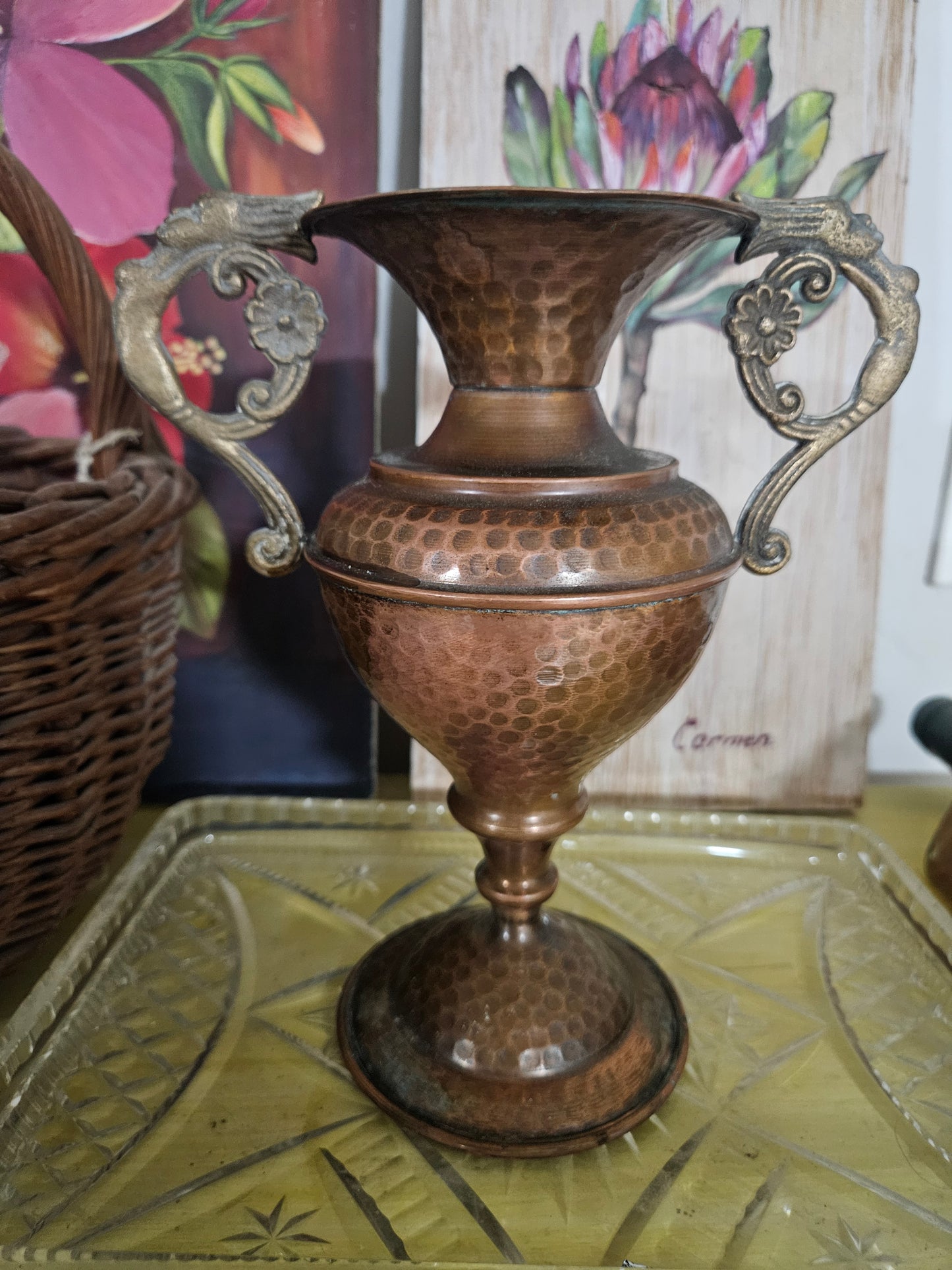 Copper vase