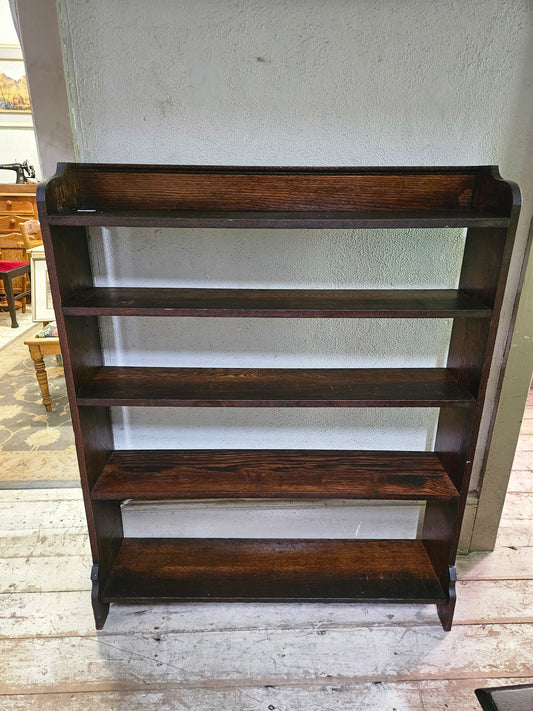 Vintage oak bookshelf