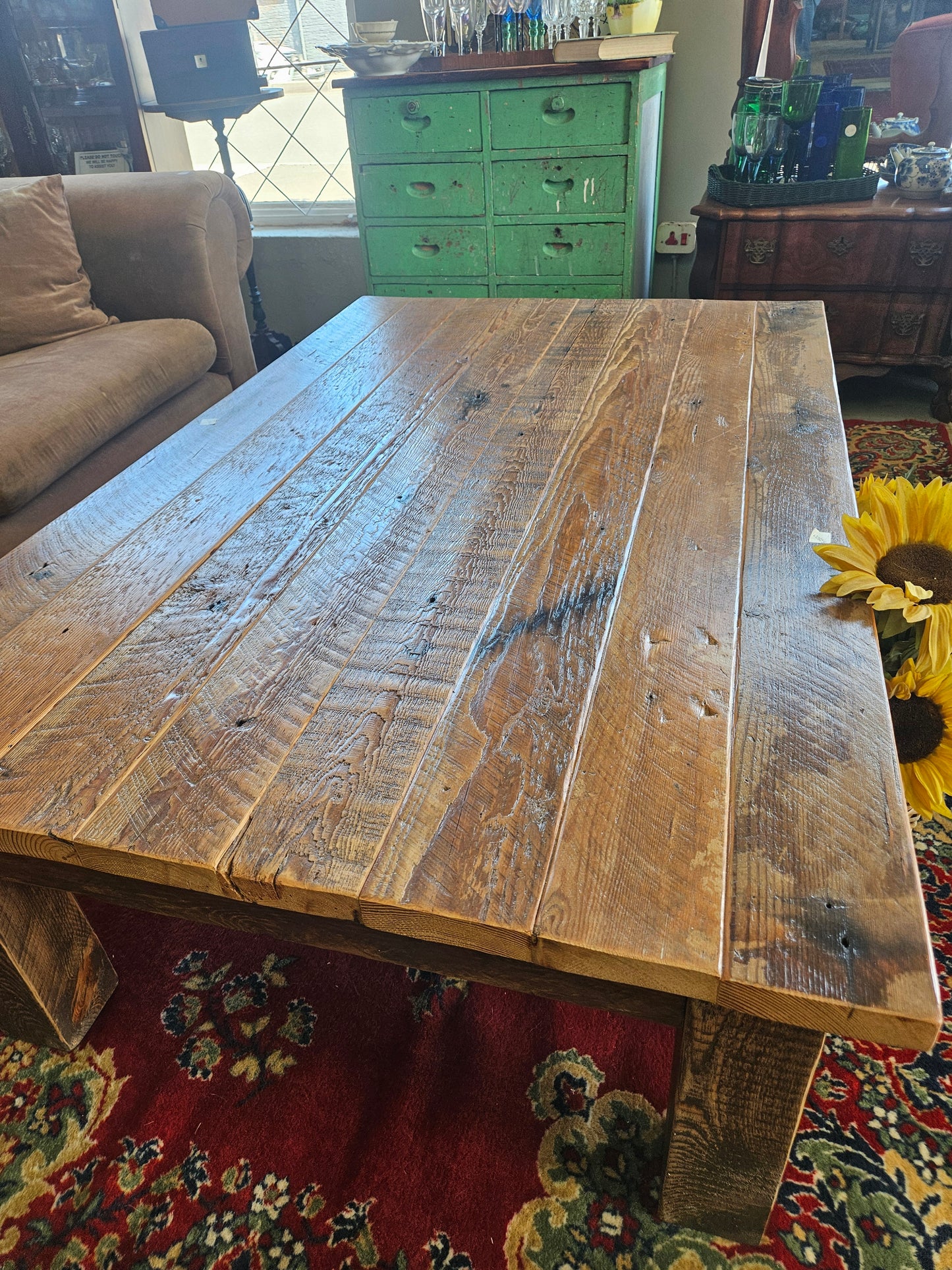 Chunky oregan coffee table