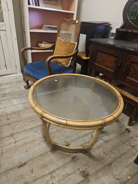 Cane coffee table