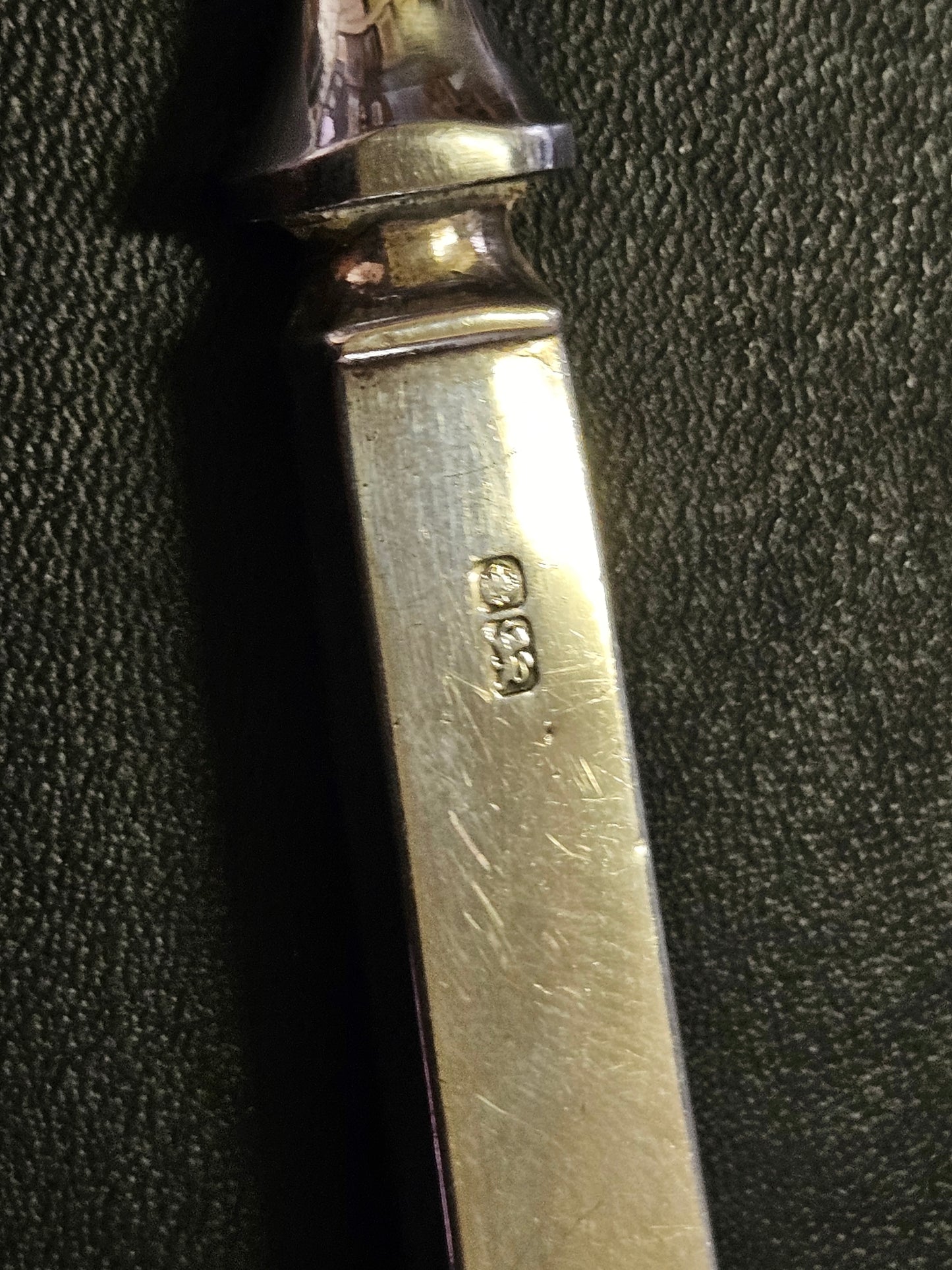 Silver handled letter opener