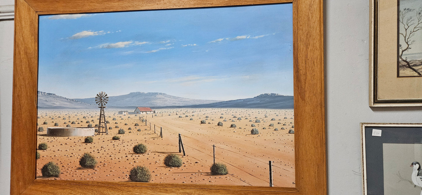 Karoo landscape painting by Paul Munro