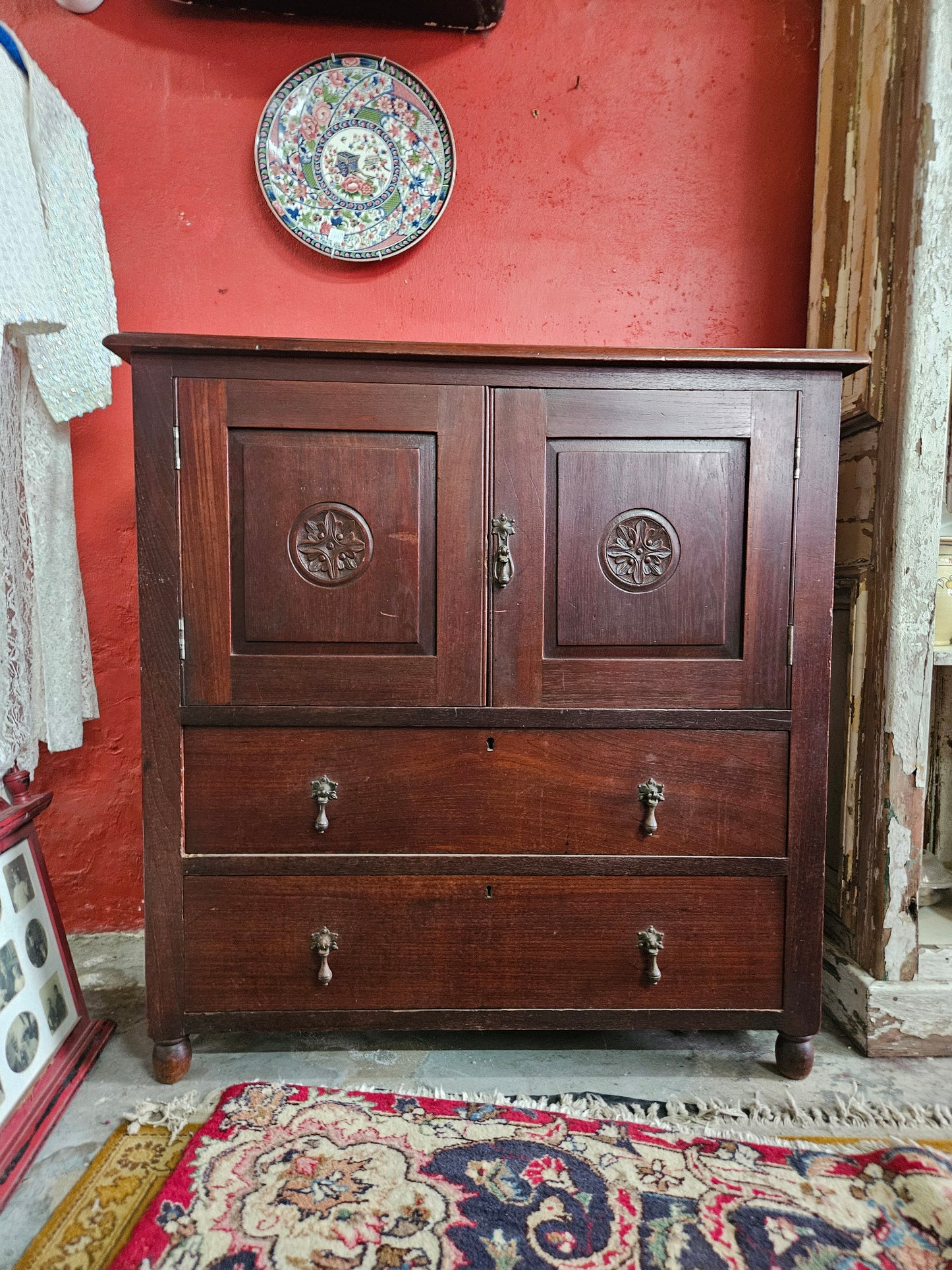 Teak cabinet