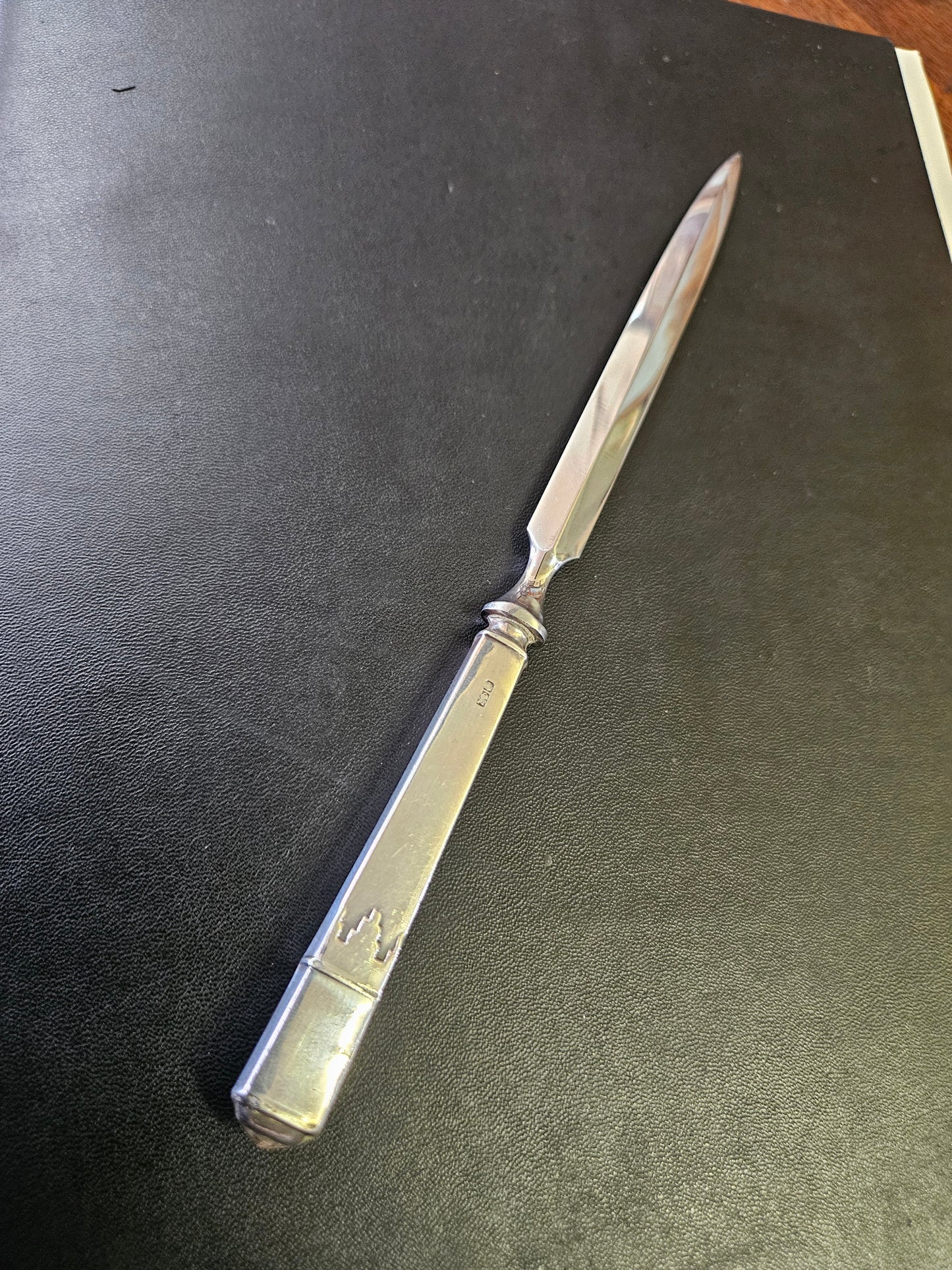 Silver handled letter opener