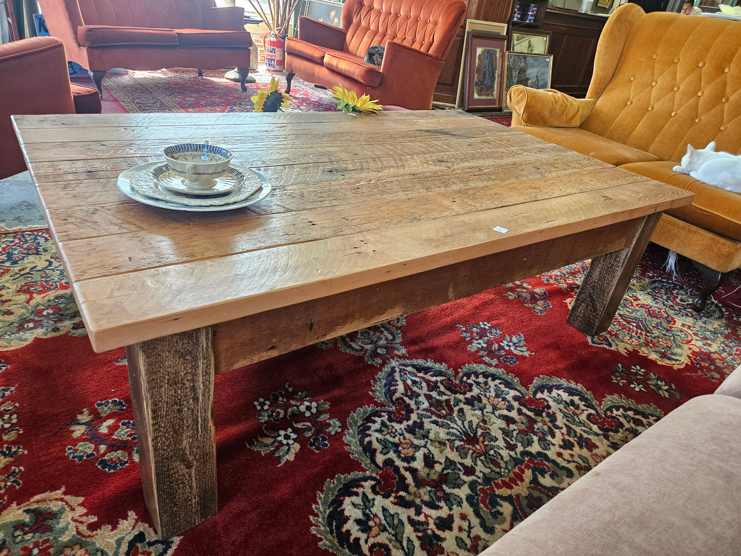 Chunky oregan coffee table