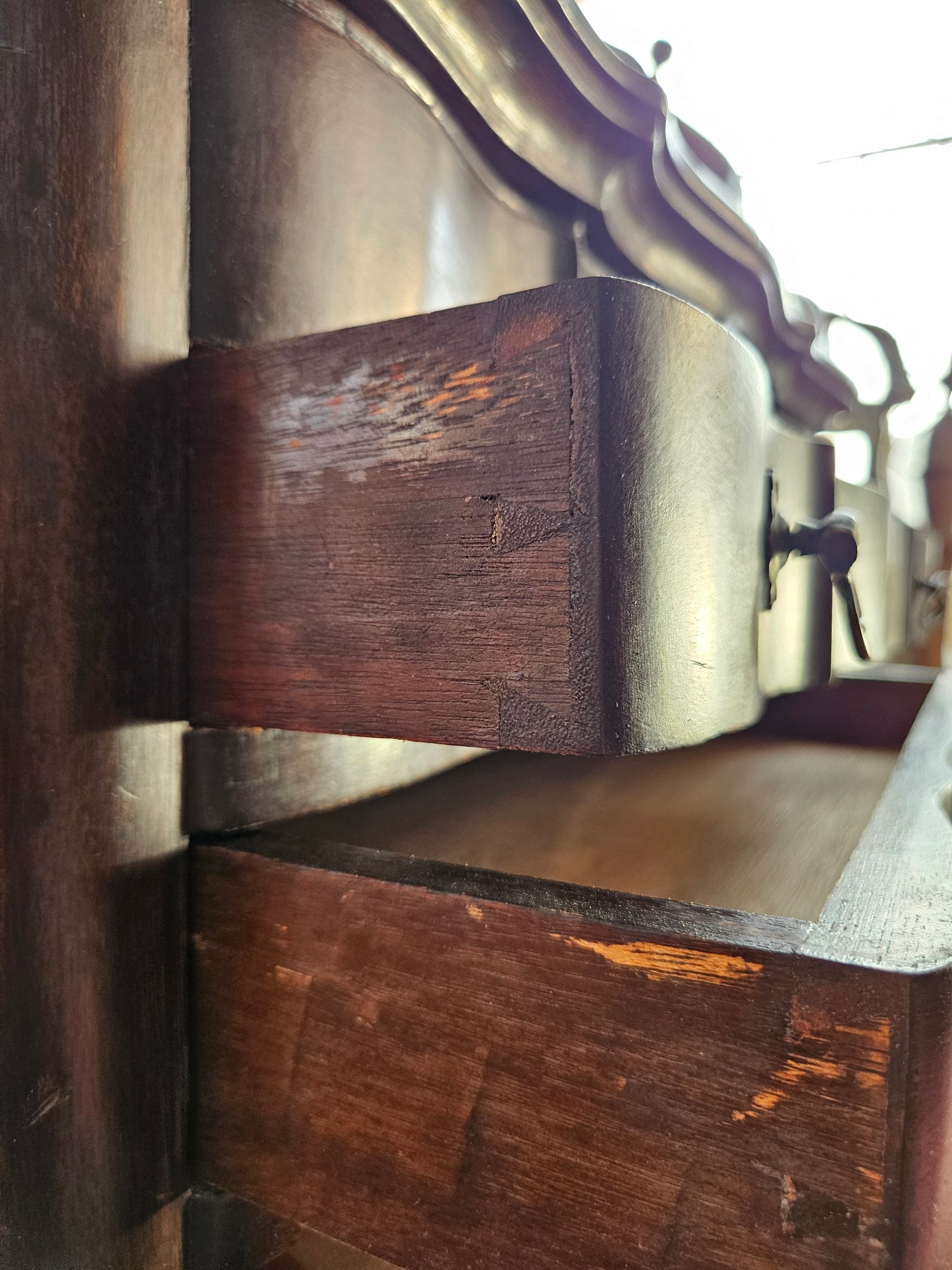 Antique cutlery canteen