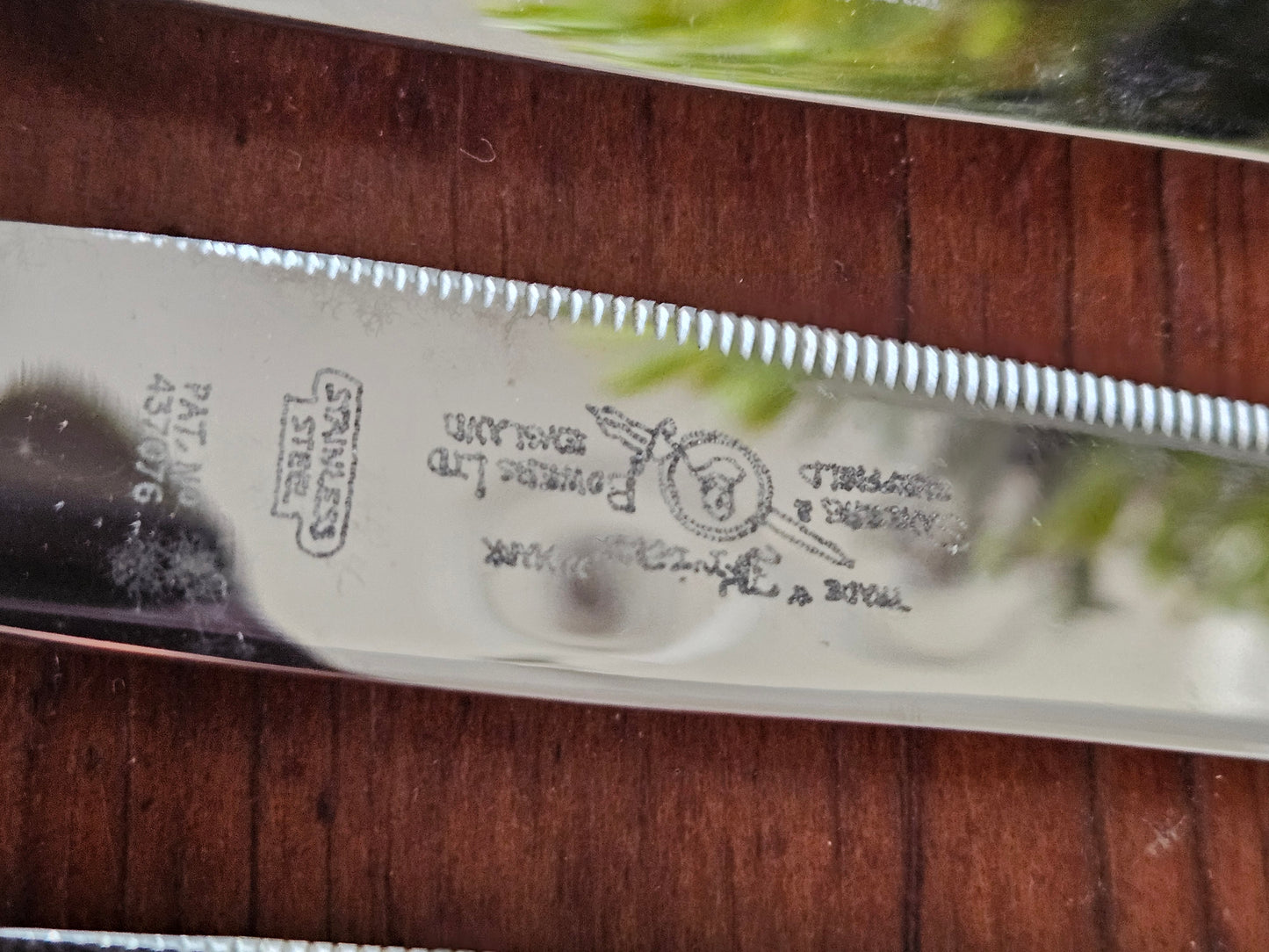 Set of 12 bone handled knives knives