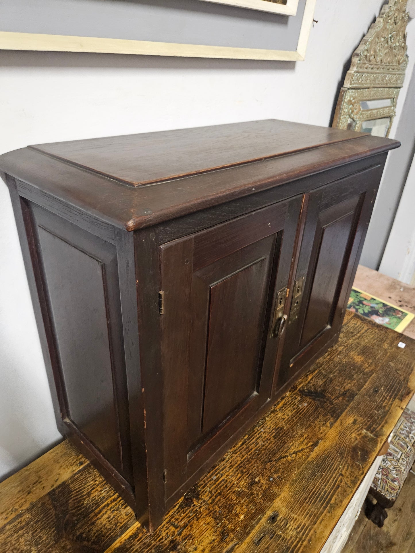 Small antique medicine cabinet