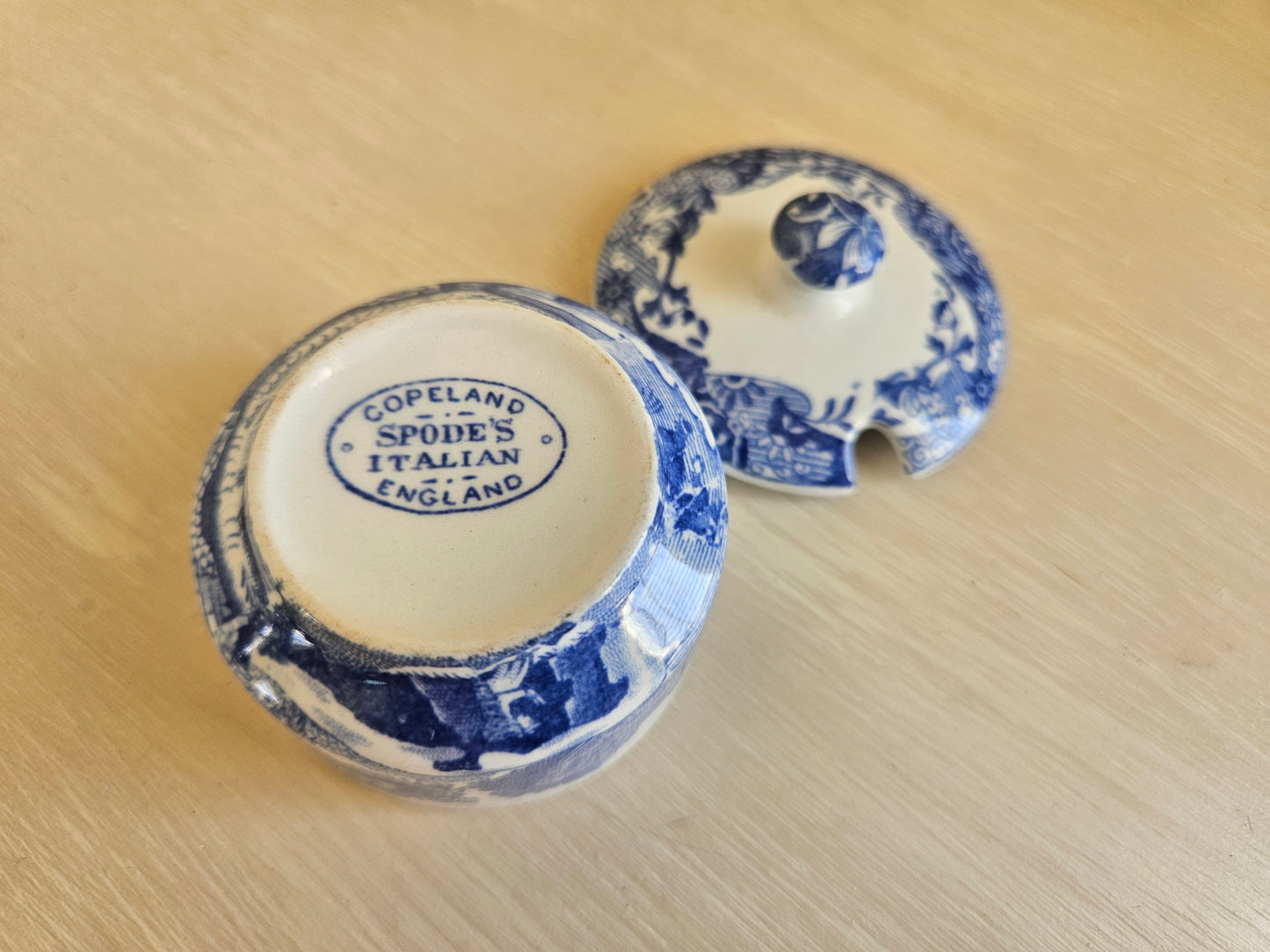 Spode mustard pot
