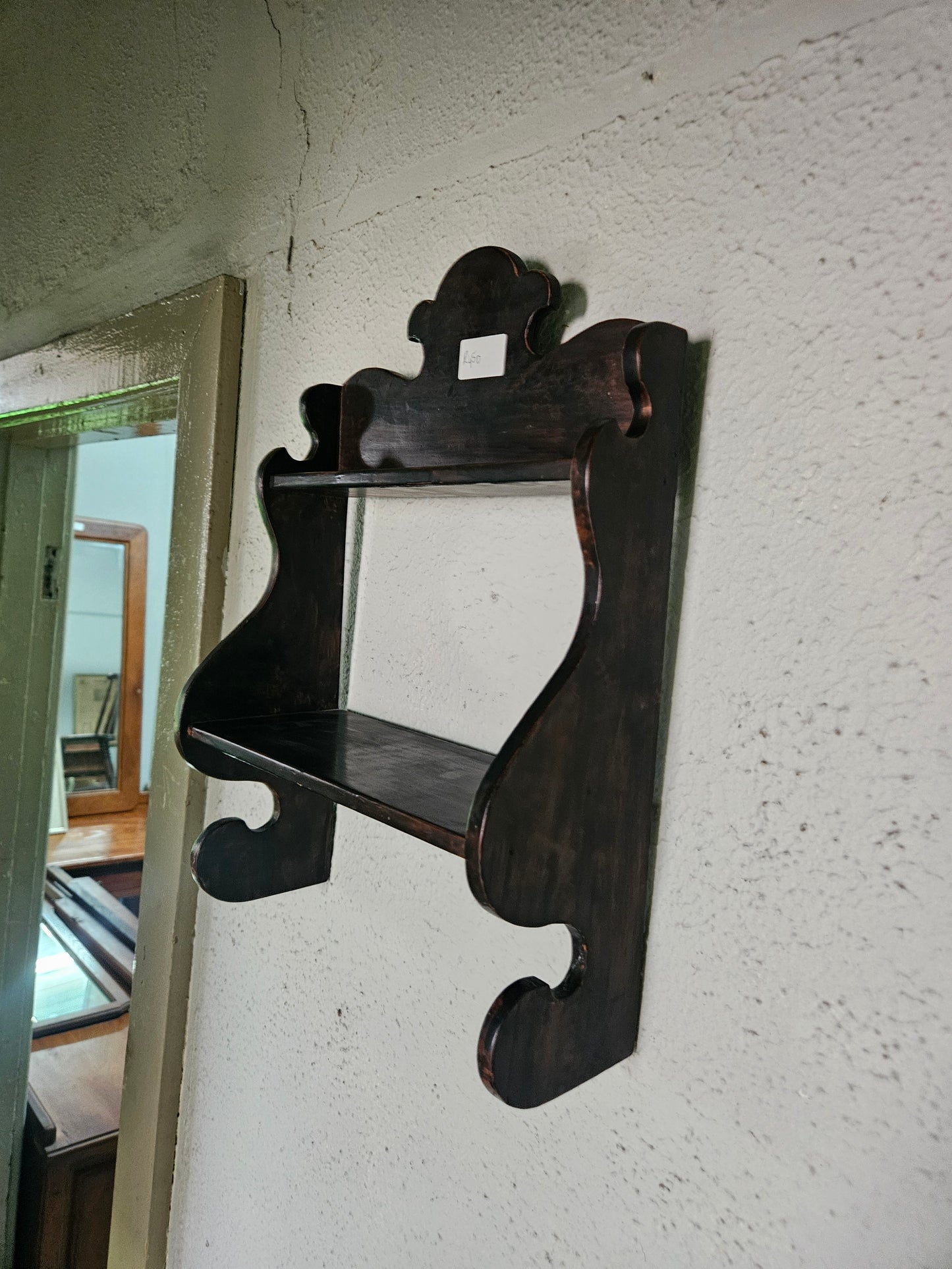 Small vintage wall shelf