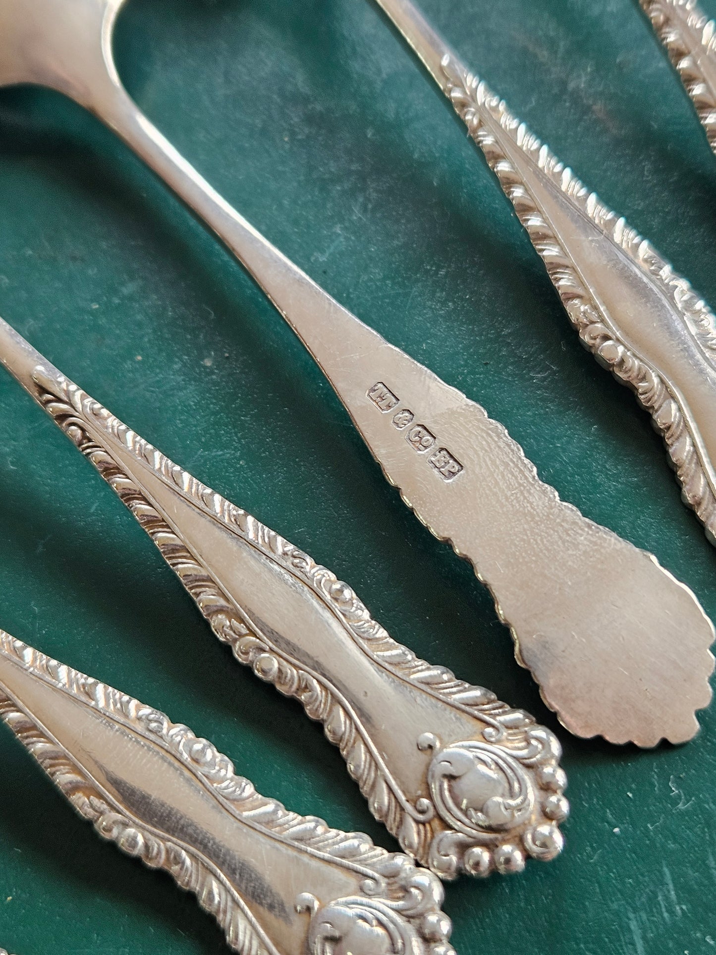 Set of 6 silver plated teaspoons