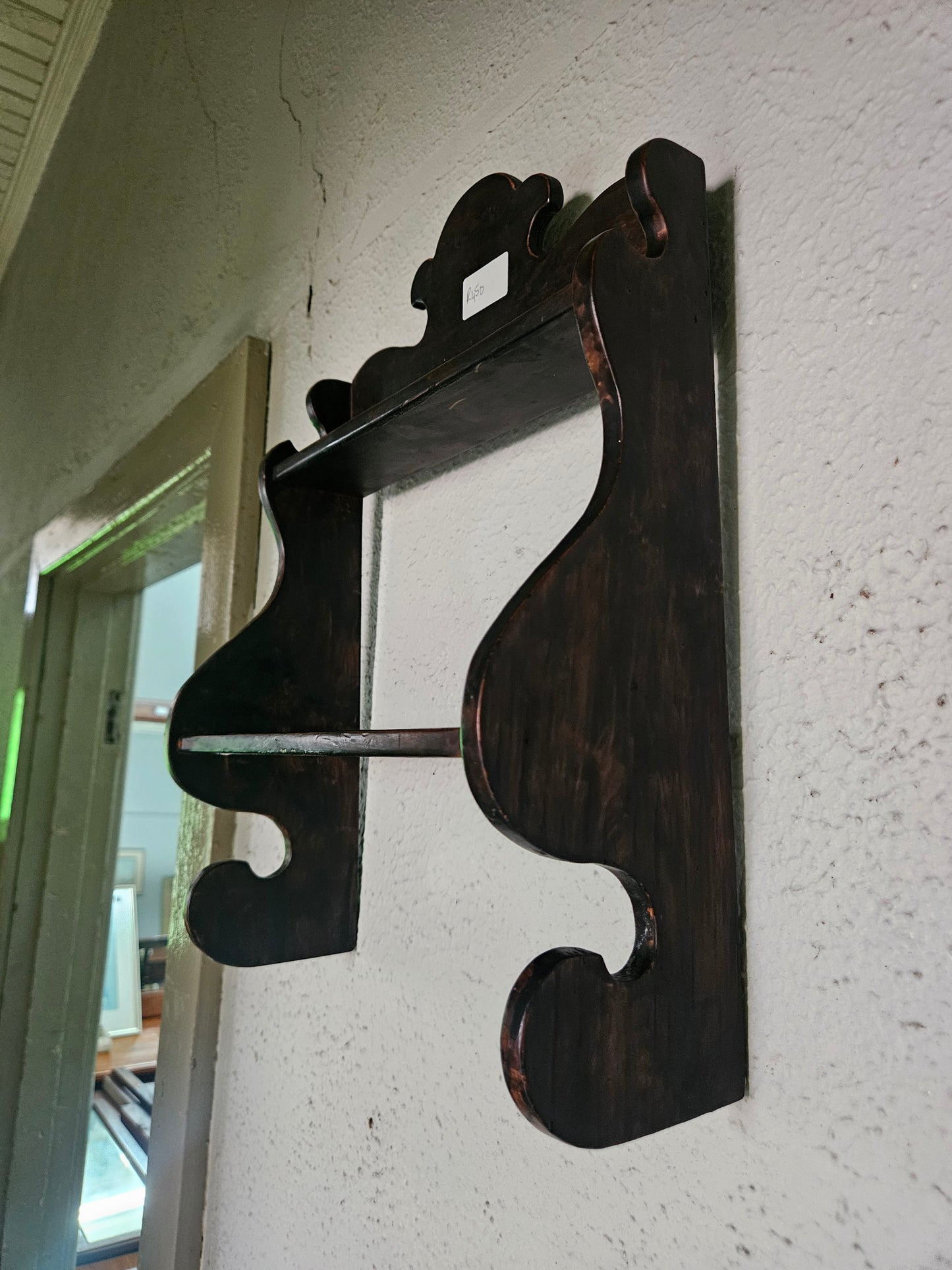 Small vintage wall shelf