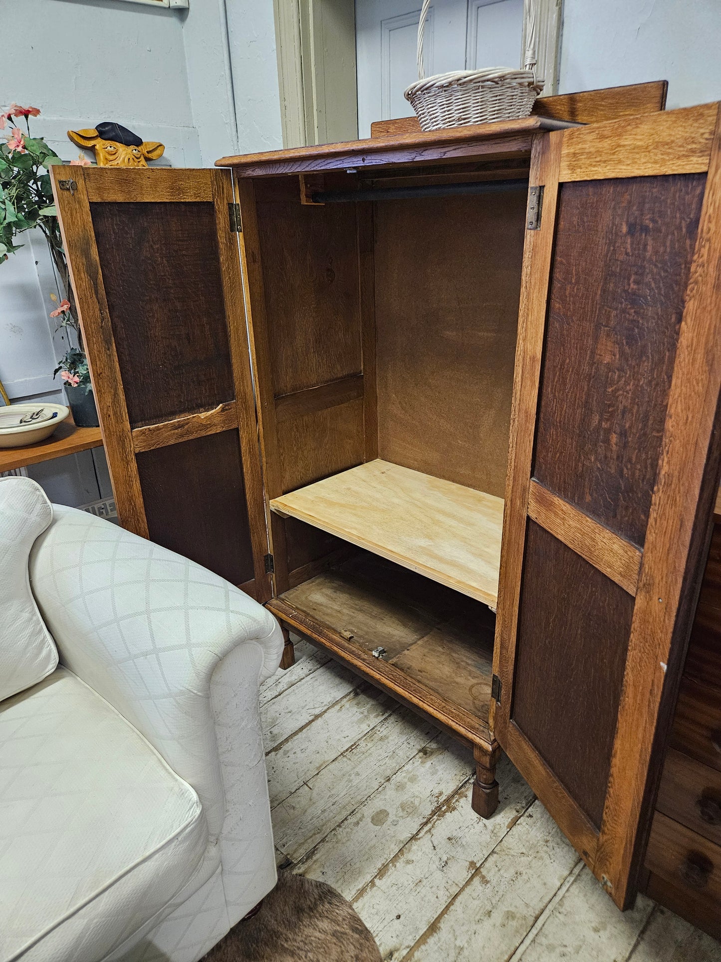Oak wardrobe