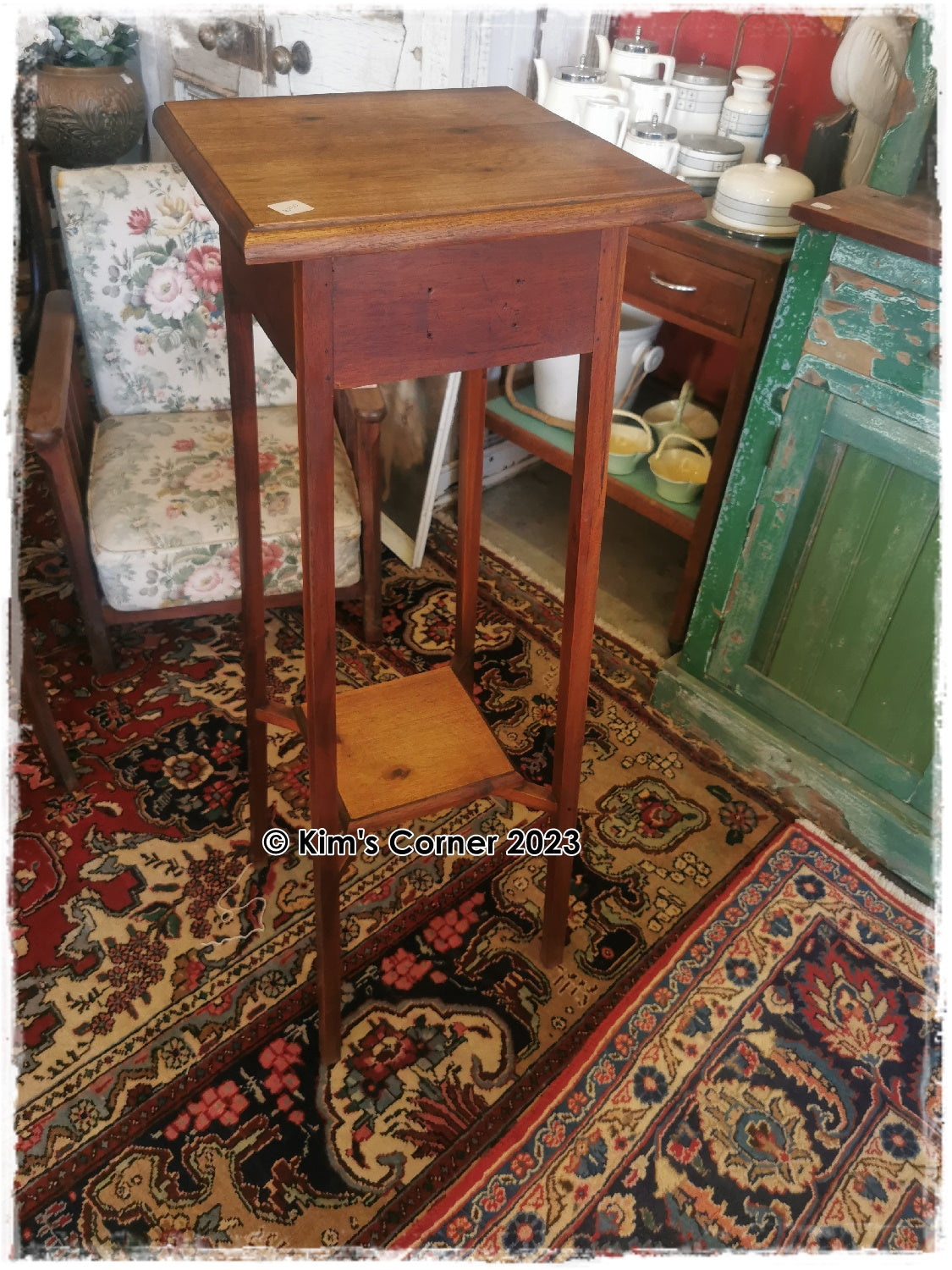 Tall plant stand