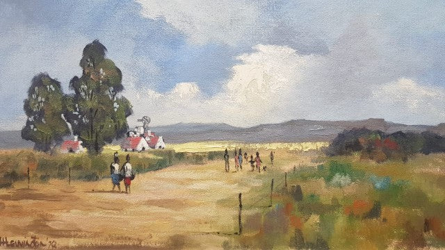 Painting by Bert Lewington