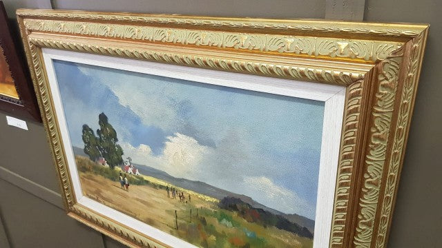 Painting by Bert Lewington