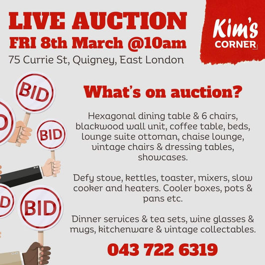BIG *LIVE* AUCTION THIS WEEK