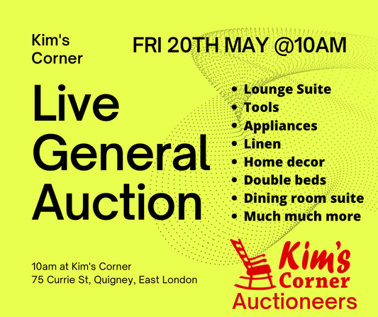 Live Auction this Friday 20th May!