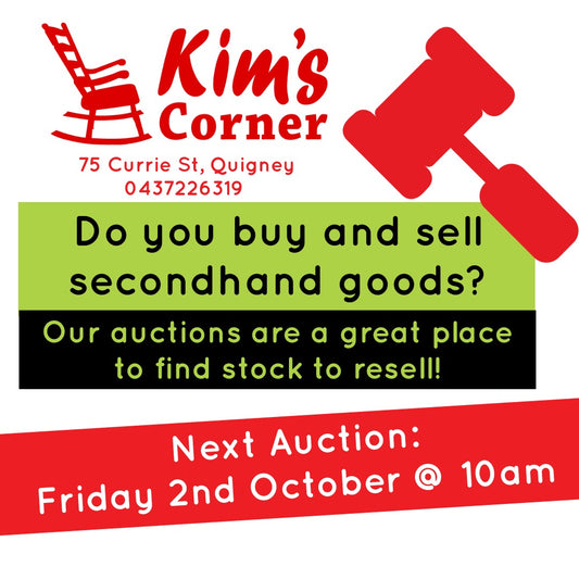 Kim's Corner Auctions Welcomes Dealers