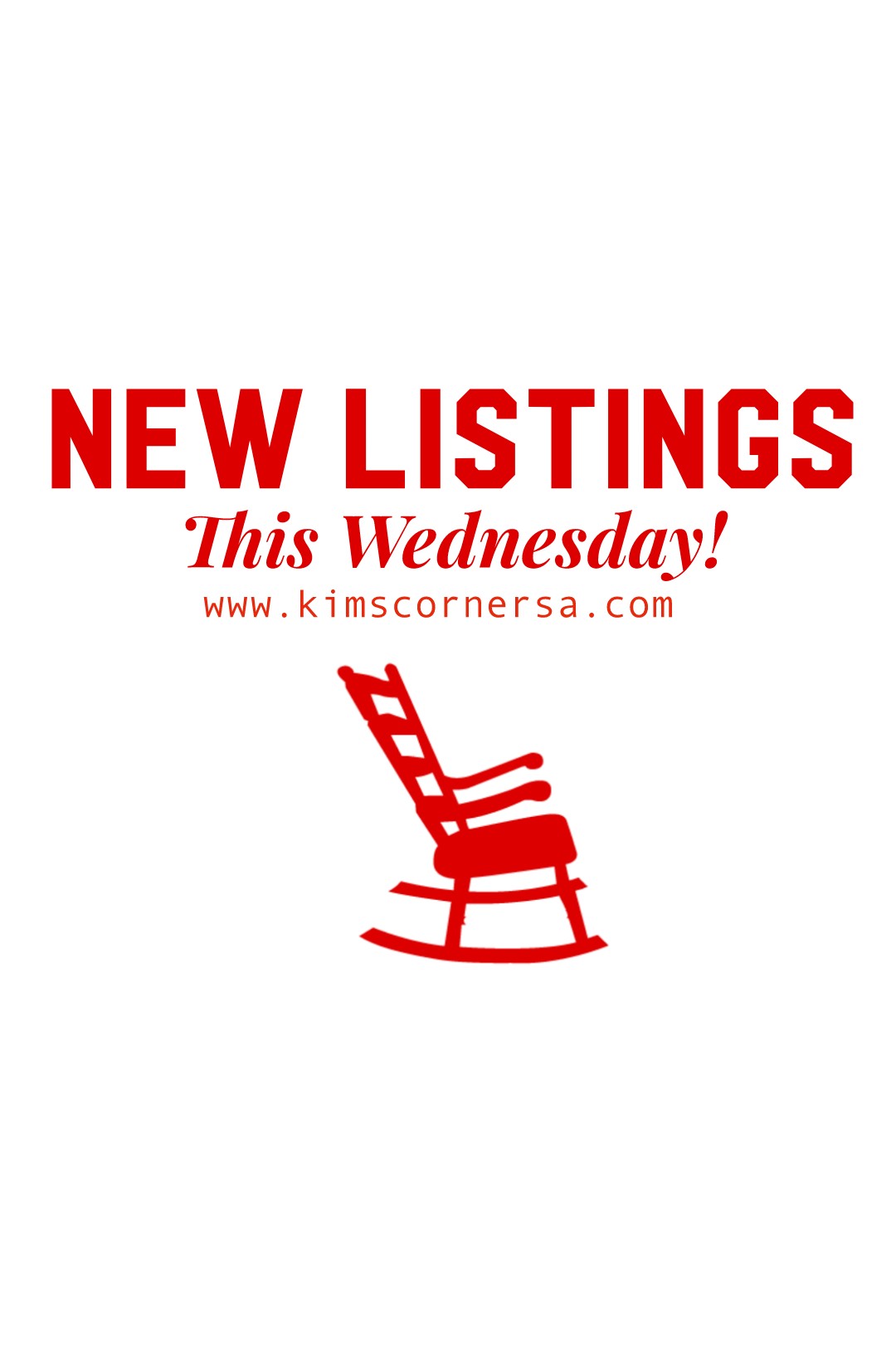 New listings tonight at 8pm!