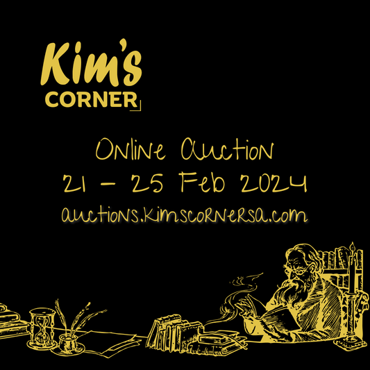 Poster for Kim's Corner February Online Auction 