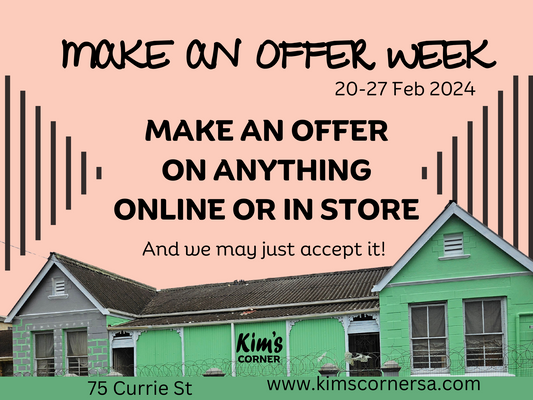 Be Brave, Be Bold - It's make an offer week!