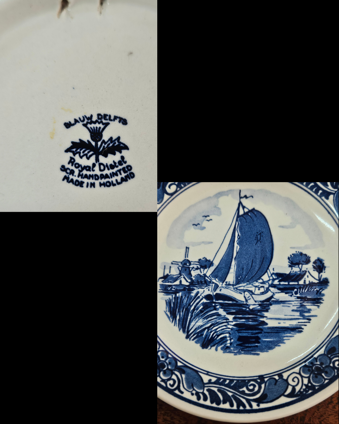 Small Blauw Delfts plate