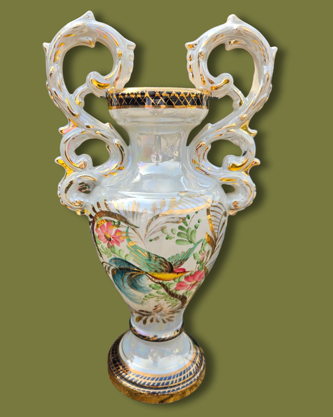 Mid-century Lustre ware vase