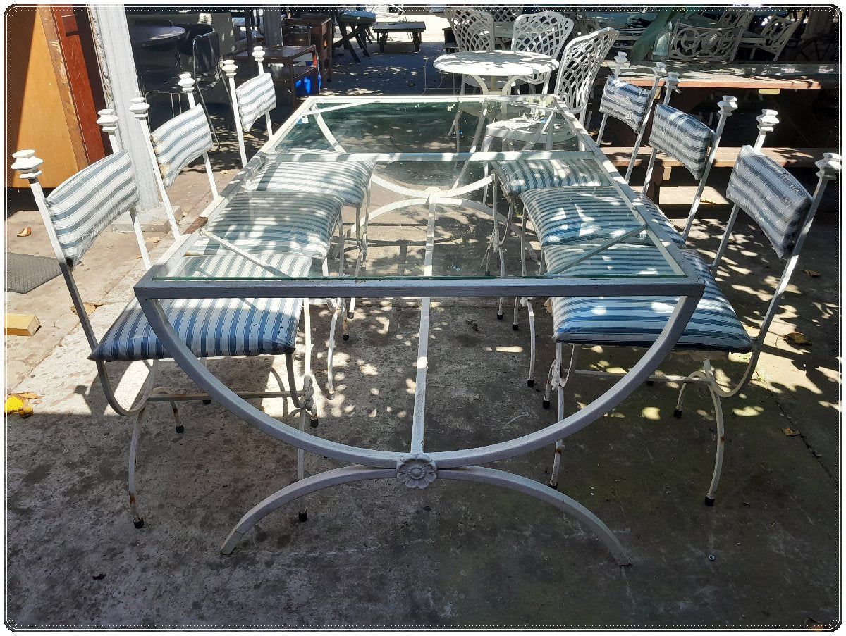 Wrought iron patio set