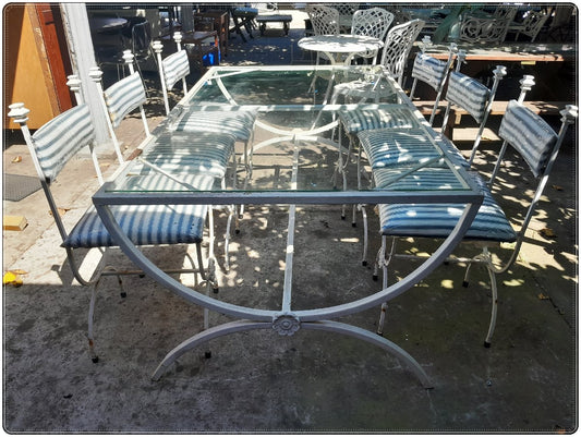 Wrought iron patio set
