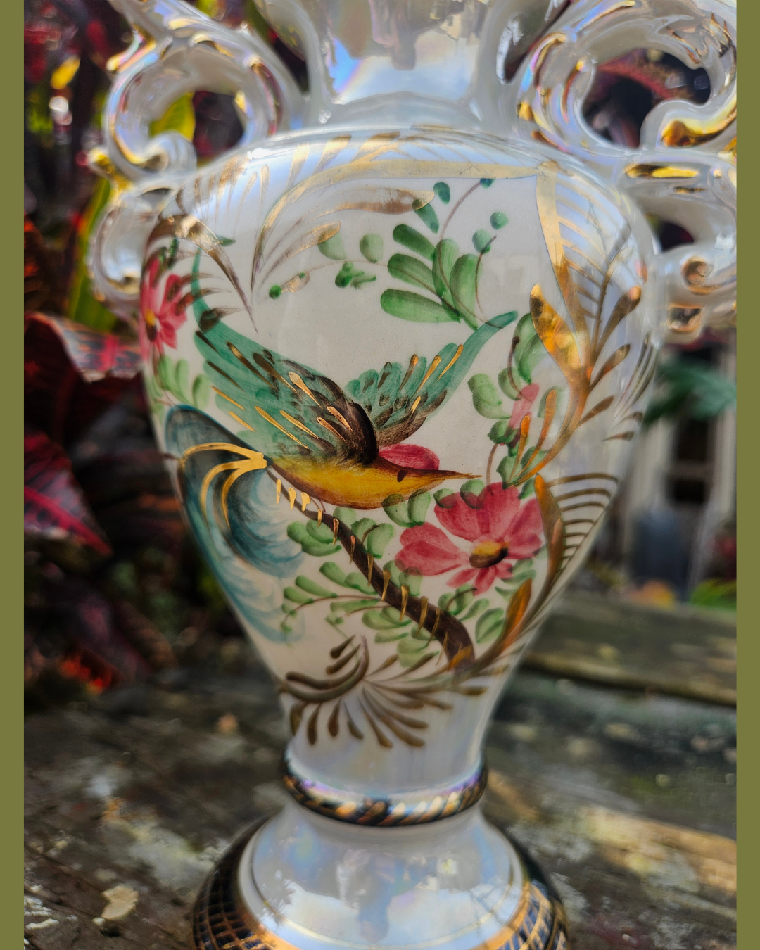 Mid-century Lustre ware vase