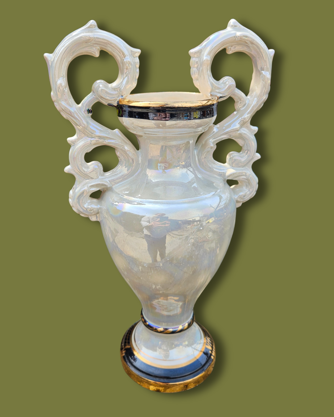 Mid-century Lustre ware vase