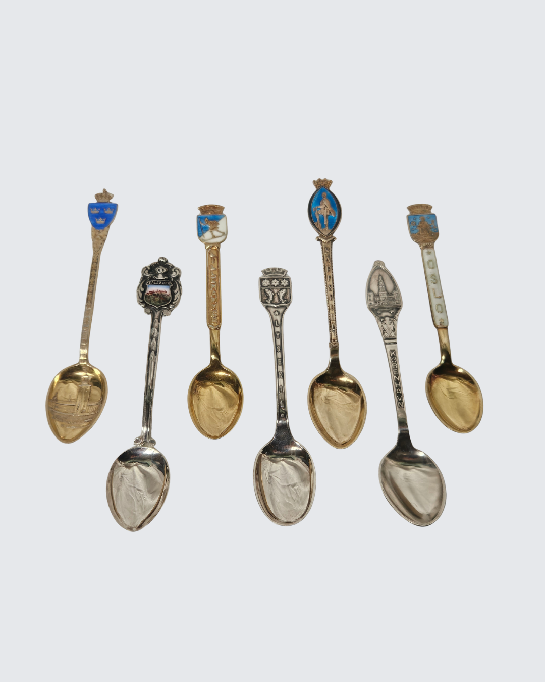 Collection of souvenir spoons