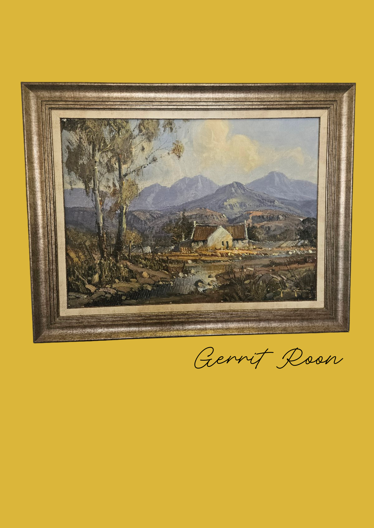 Original Oil painting by Gerrit Roon