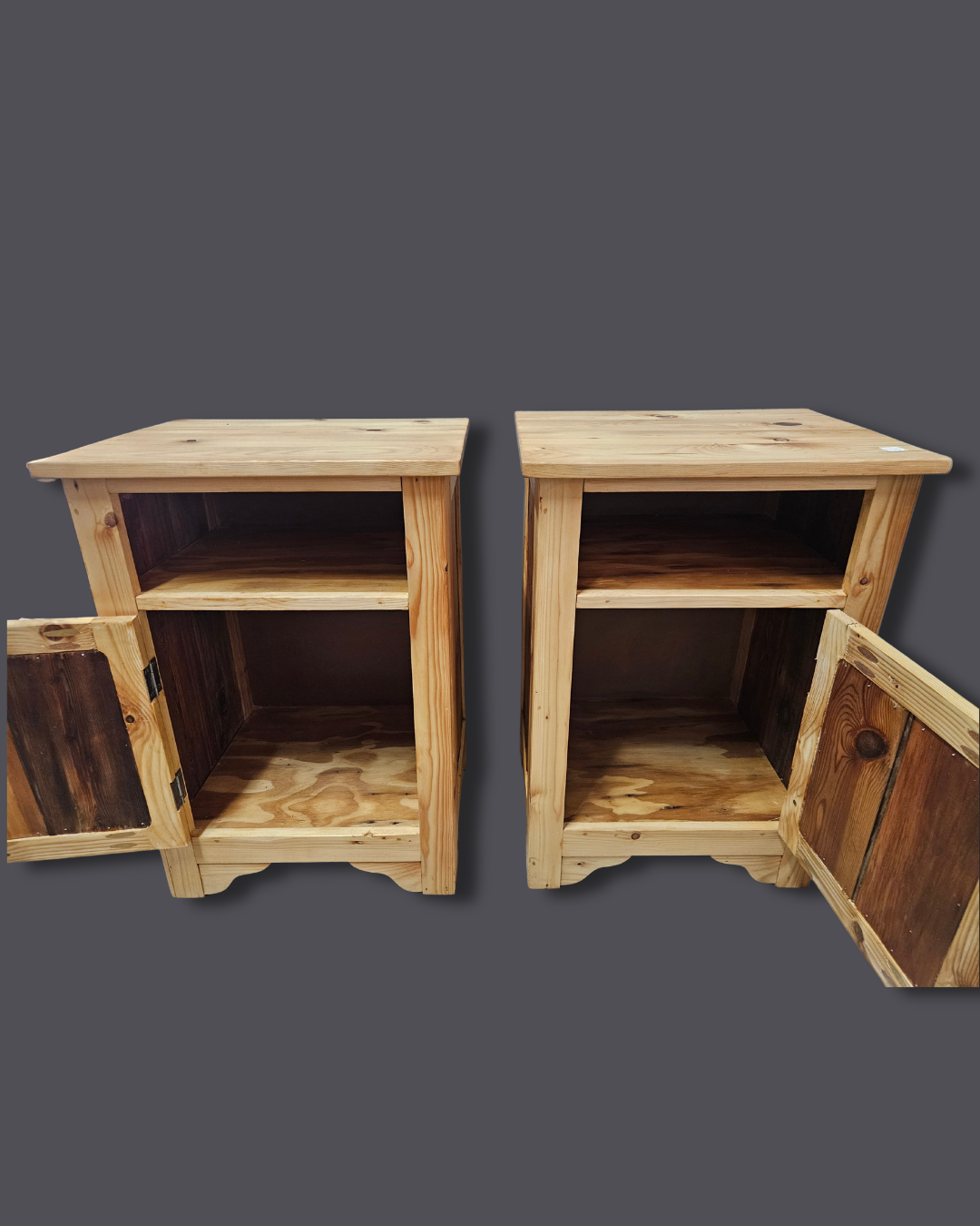 Pair Oregan Pedestals