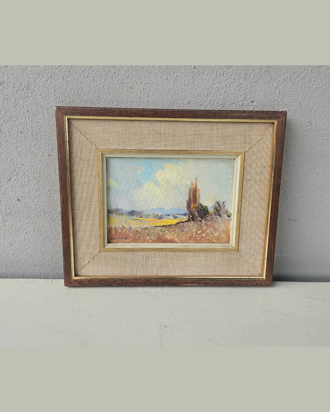 Small landscape painting by Dale Elliott