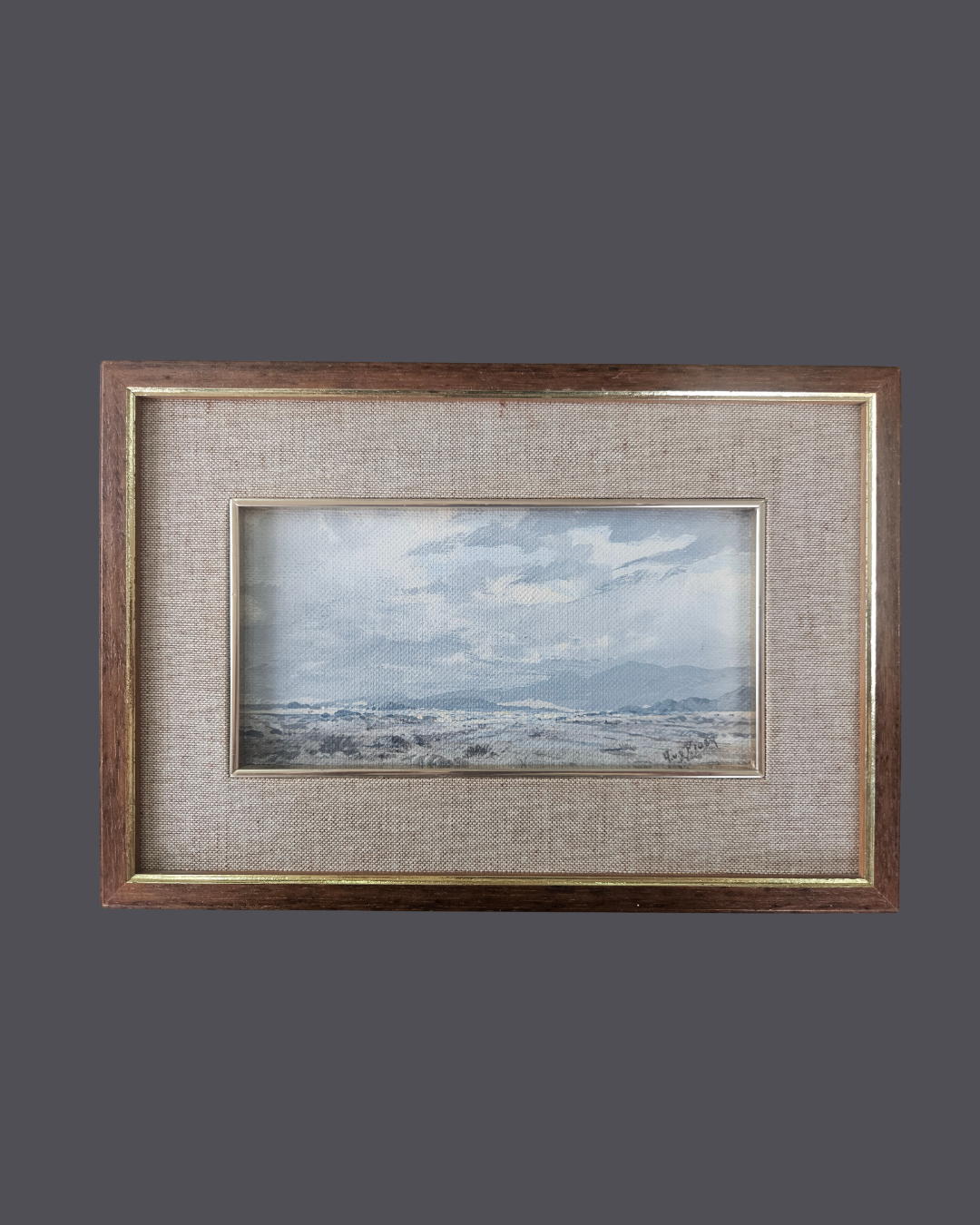 Small landscape painting by Archie van der Ploeg
