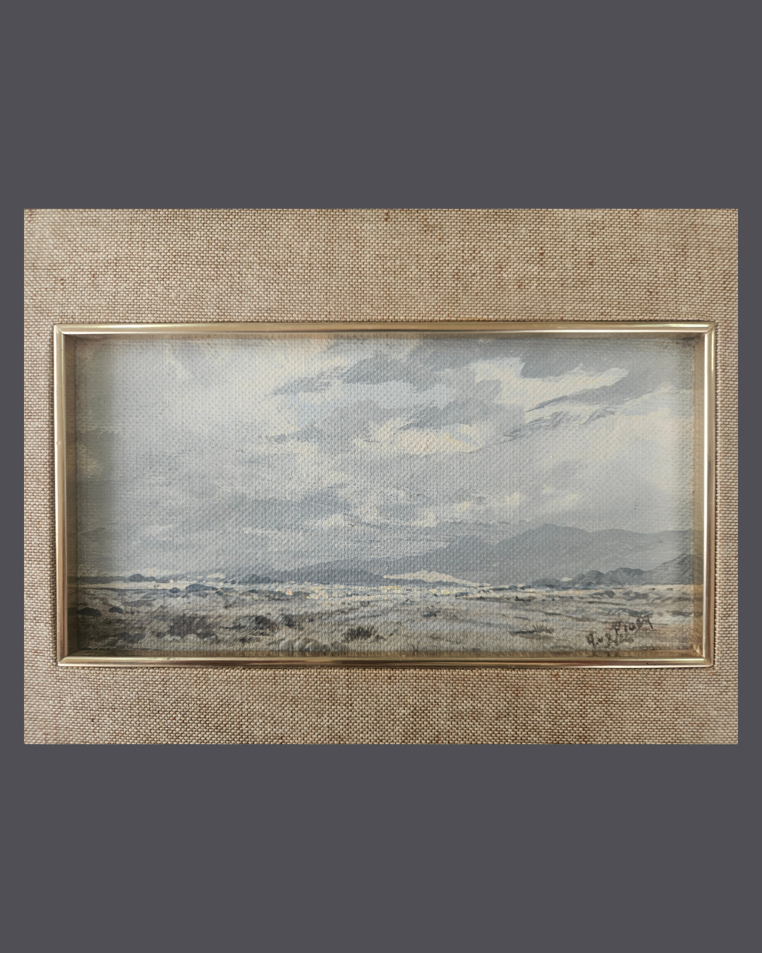 Small landscape painting by Archie van der Ploeg