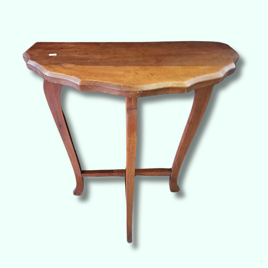 Small half moon table