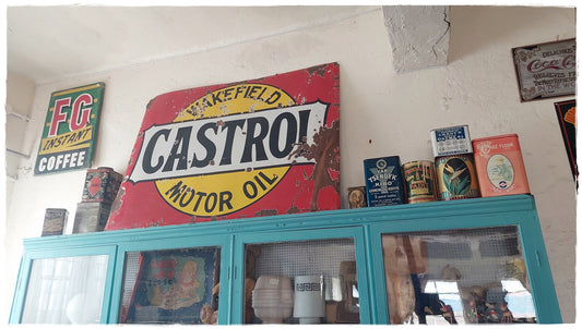 Castrol Wakefield motor oil sign