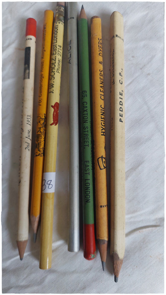Collection of East London History pencils