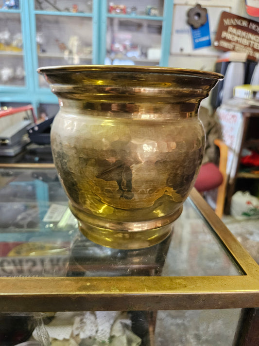 Brass planter