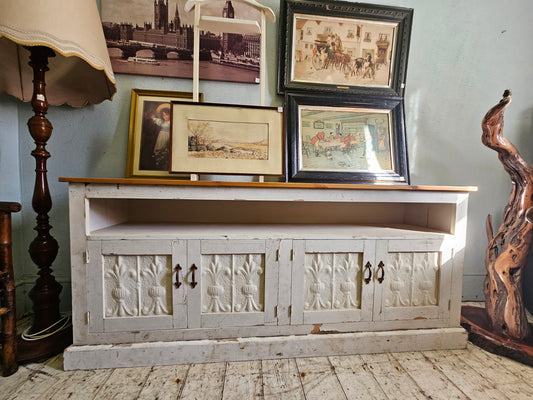 Large rustic TV unit