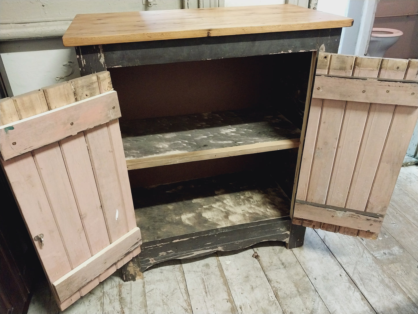 Rustic Grey cupboard