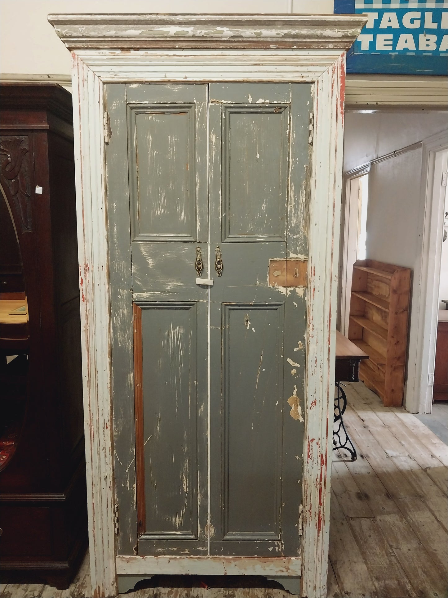 Tall rustic cupboard