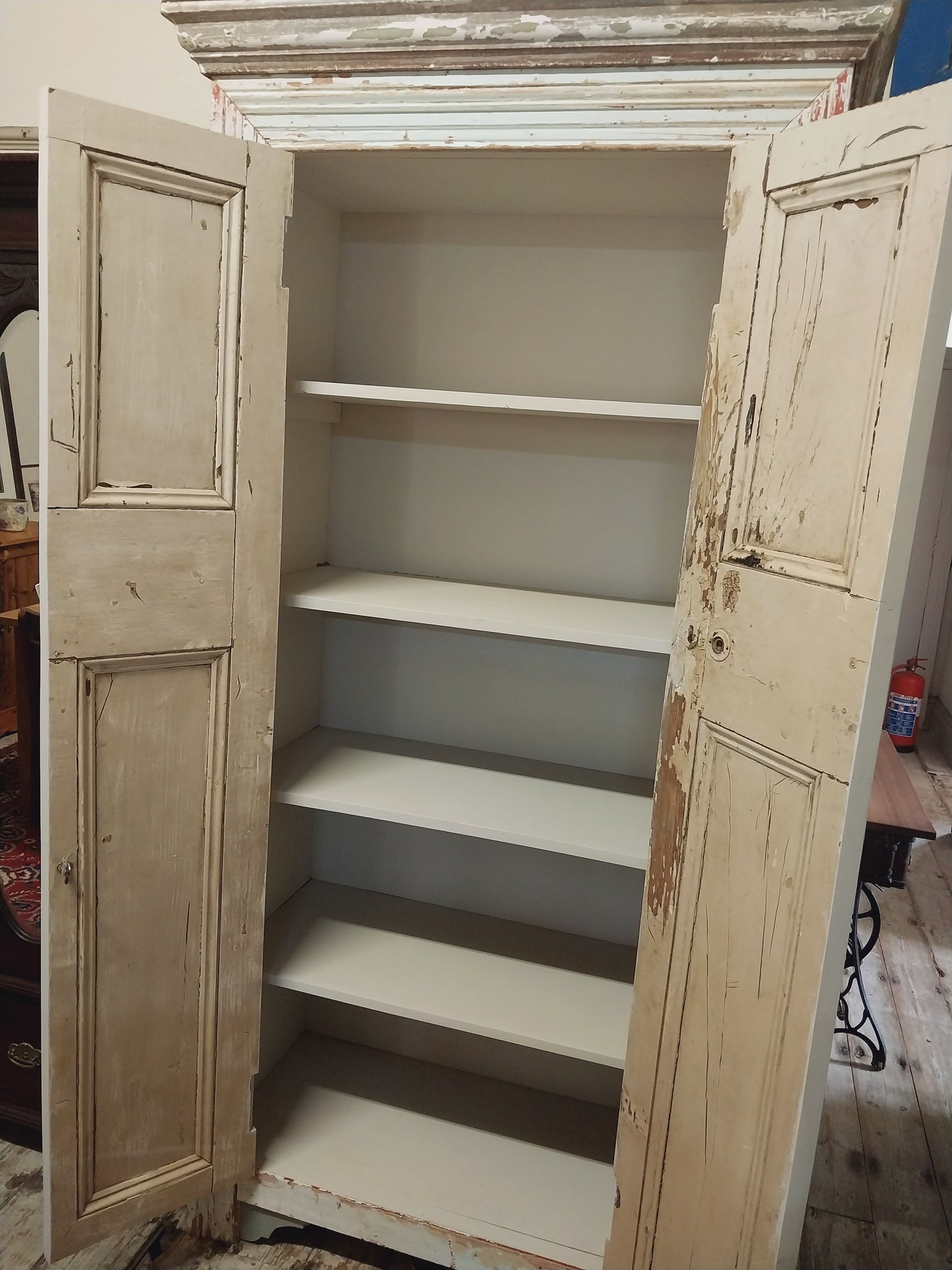 Tall rustic cupboard